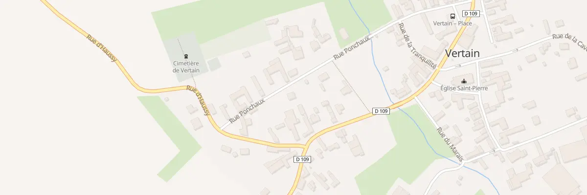 Plan du 327 Rue Ponchaux à Vertain