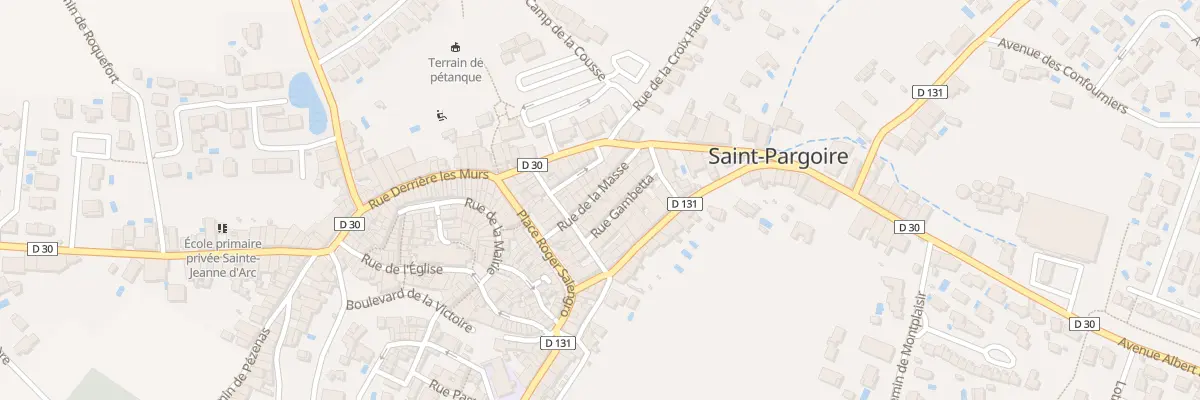 Plan du 9 Rue de la Masse à Saint-Pargoire
