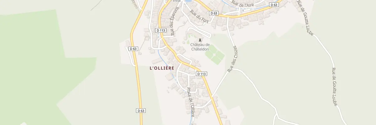 Plan du 9041 Rue Joseph Claussat à Châteldon