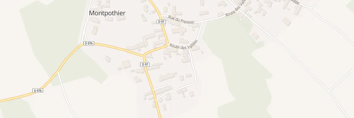 Plan du 8 Rte des Vallées à Montpothier