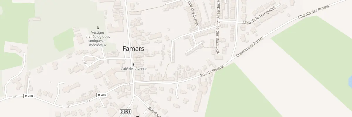 Plan du 17 Rue de Feleine à Famars