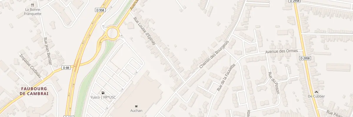 Plan du 49 Rue Louise d’Epinay à Valenciennes