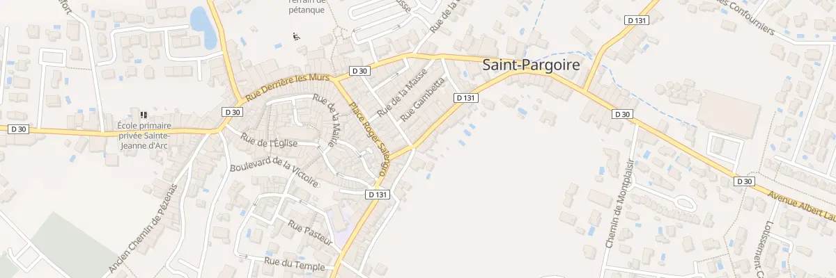 Plan du 4 Rue de la Tresorerie à Saint-Pargoire
