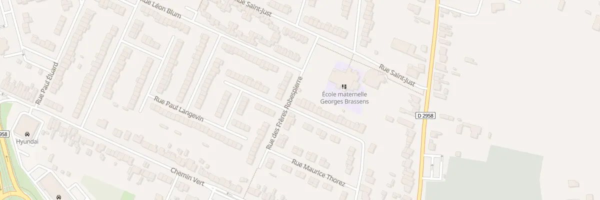 Plan du 32 Rue de l’Unite à Aulnoy-lez-Valenciennes