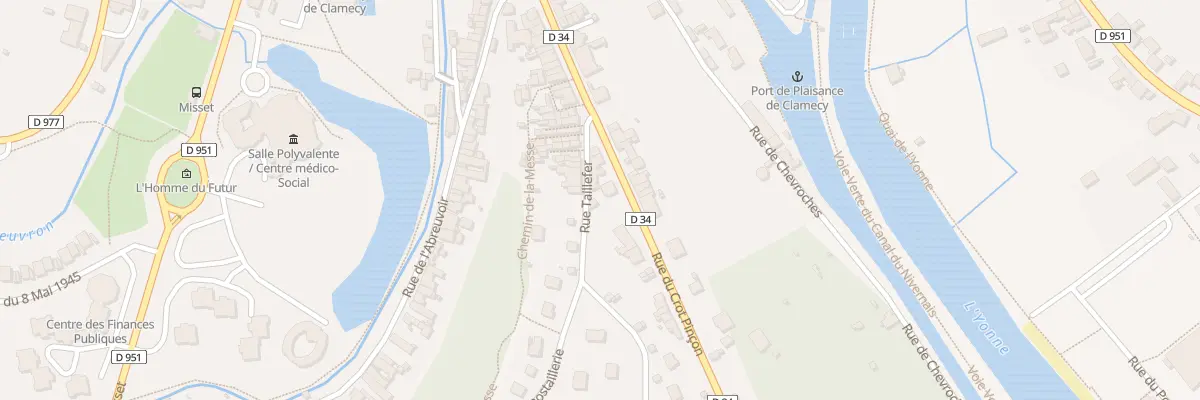 Plan du 32 Rue du Crot Pinçon à Clamecy