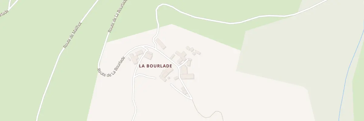 Plan du 5138 La Bourlade à Pébrac
