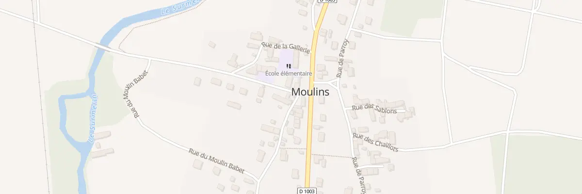 Plan du 2 Rue de la Planche et Rue de Mo à Mézy-Moulins