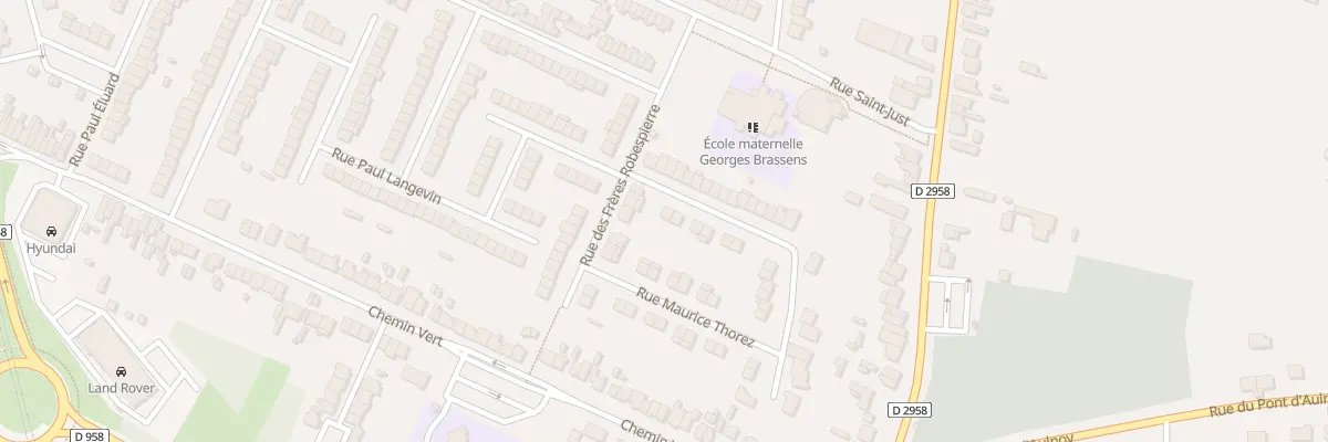 Plan du 27 Rue de l’Unite à Aulnoy-lez-Valenciennes