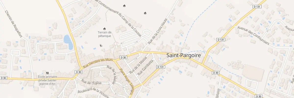 Plan du 12B Rue de la Paix à Saint-Pargoire