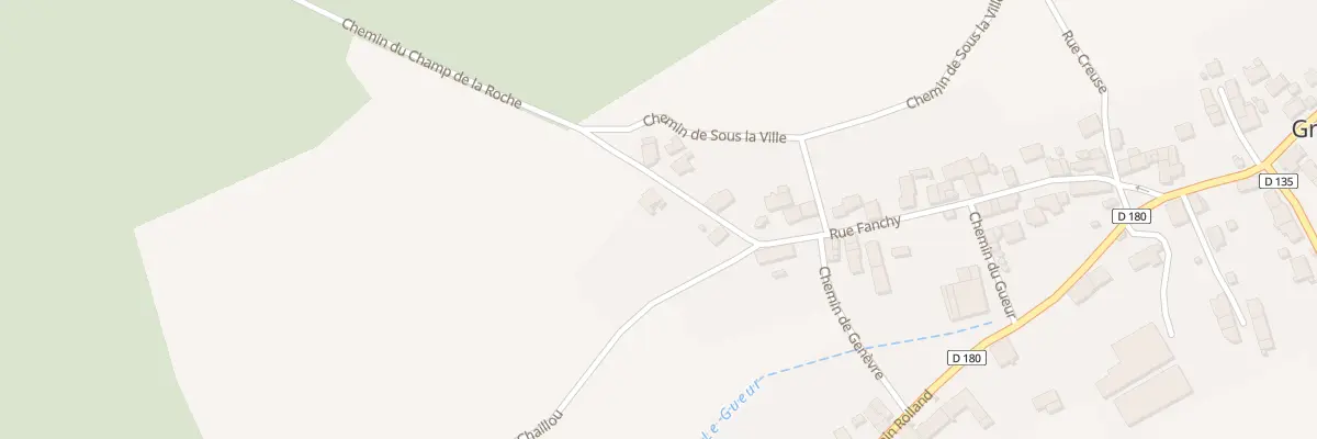 Plan du 71 Le Bourg à Grenois
