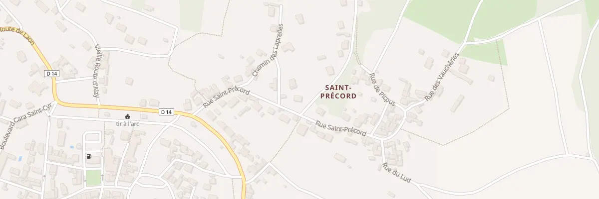 Plan du 19 Rue Saint Precord à Vailly-sur-Aisne