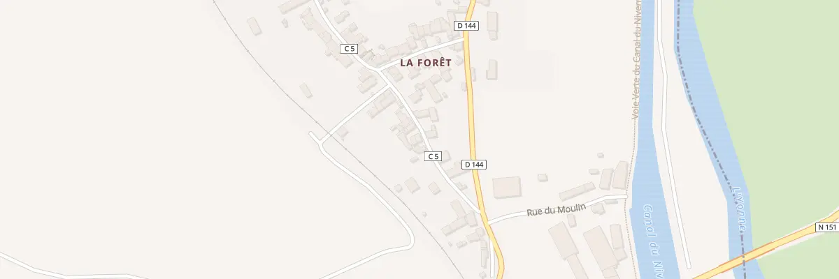 Plan du 12 Rue du Flottage à Surgy