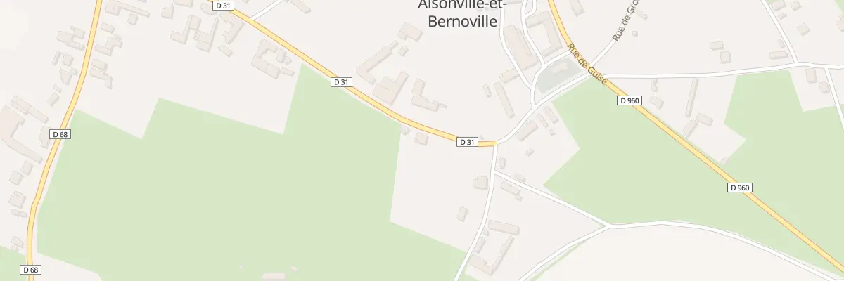 Plan du 14 Rue Emile Borgne à Aisonville-et-Bernoville