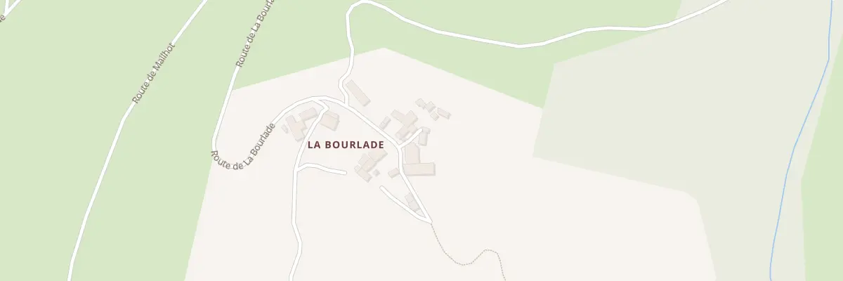 Plan du 5145 La Bourlade à Pébrac