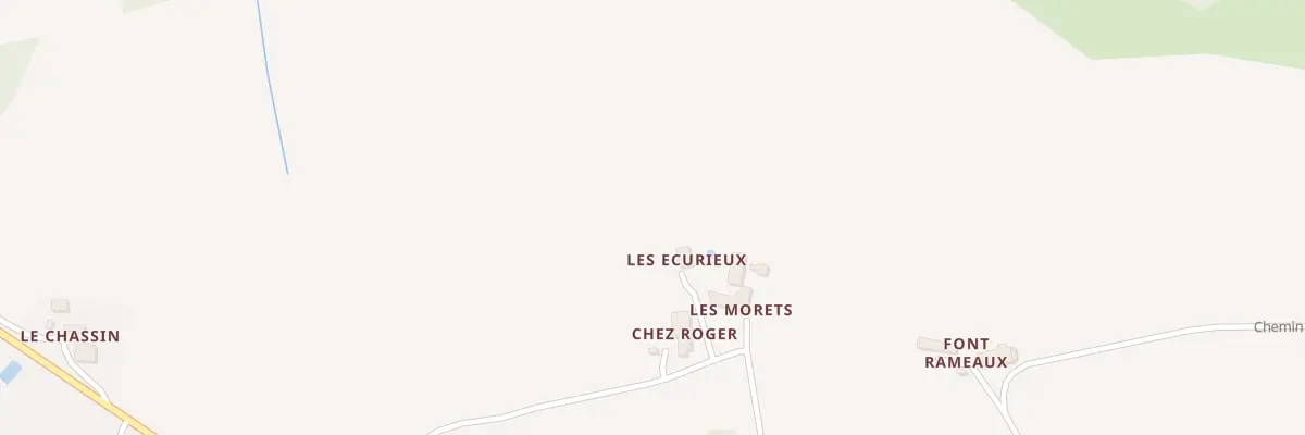 Plan du 1 Che des Morets à Montaigu-le-Blin
