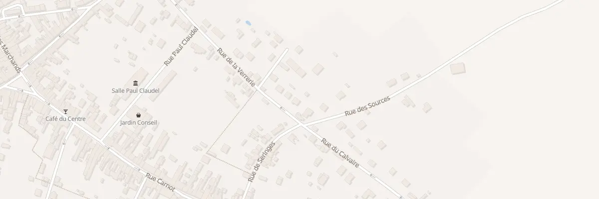 Plan du 29 Rue de la Verrerie à Fère-en-Tardenois