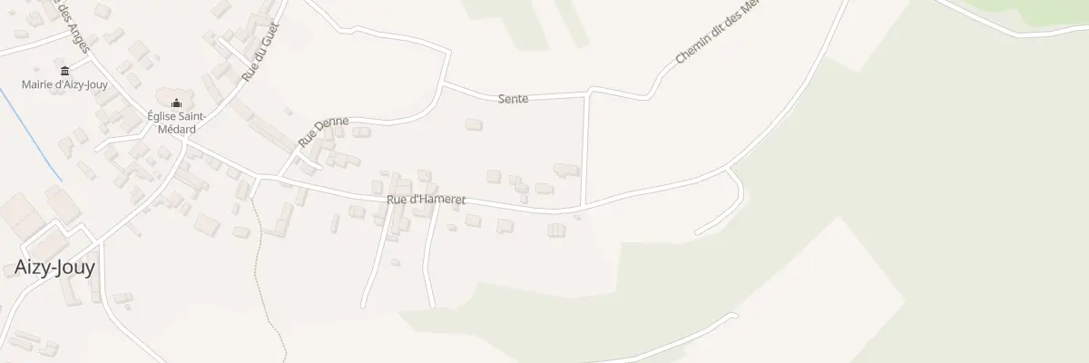 Plan du 13 Rue d’Hameret à Aizy-Jouy