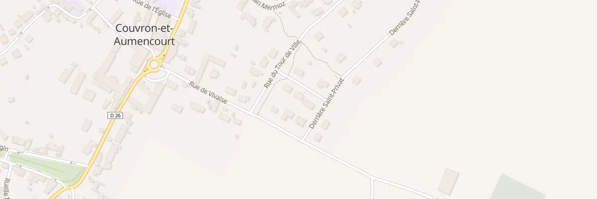 Plan du 3 Rue du Mail à Couvron-et-Aumencourt