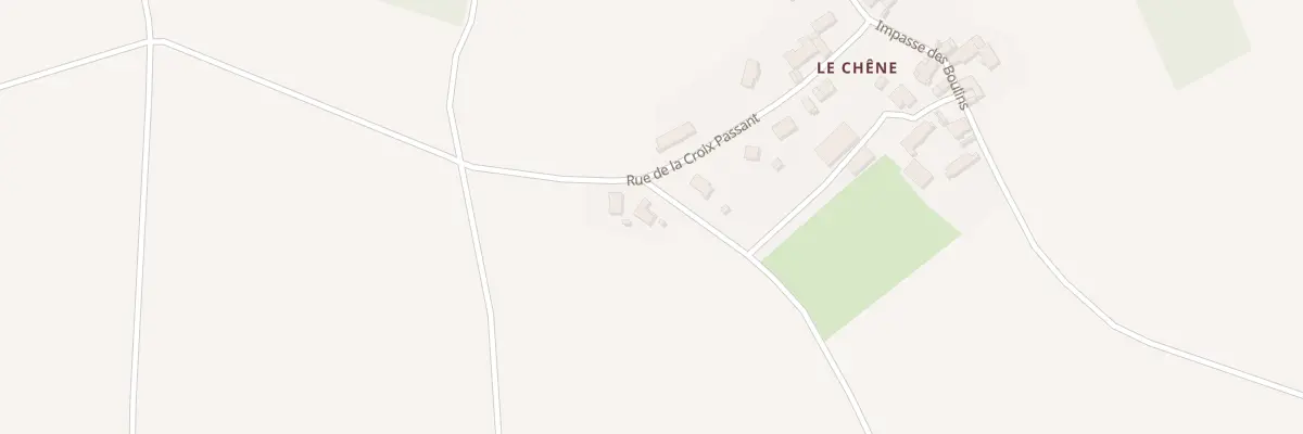 Plan du 20 Rue de la Croix Passant à Mécringes