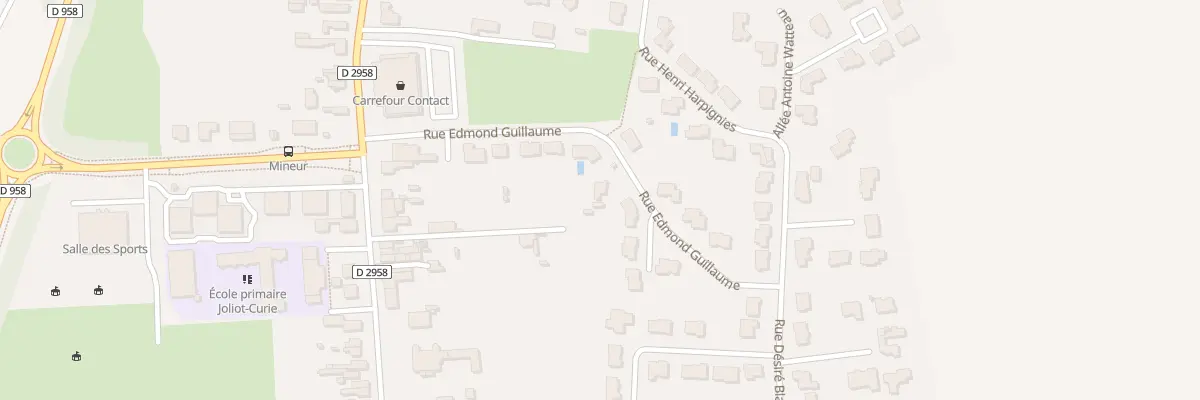 Plan du 13 Rue Edmond Guillaume à Famars