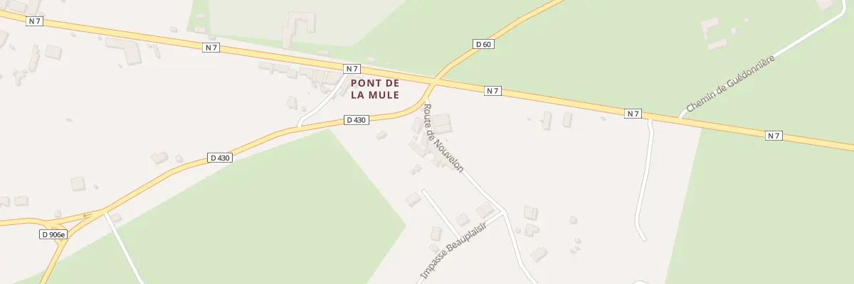Plan du 28 Pont de la Mule à Saint-Gérand-le-Puy