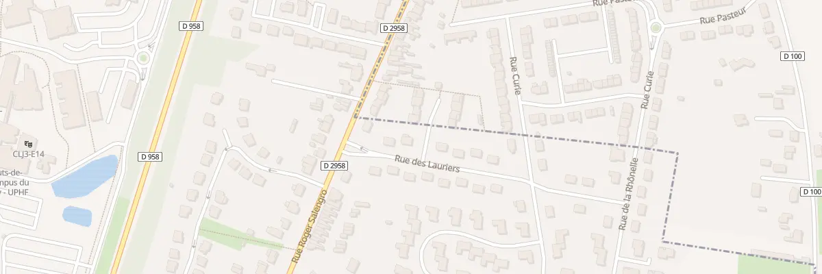 Plan du 3 Rue des Lauriers à Famars