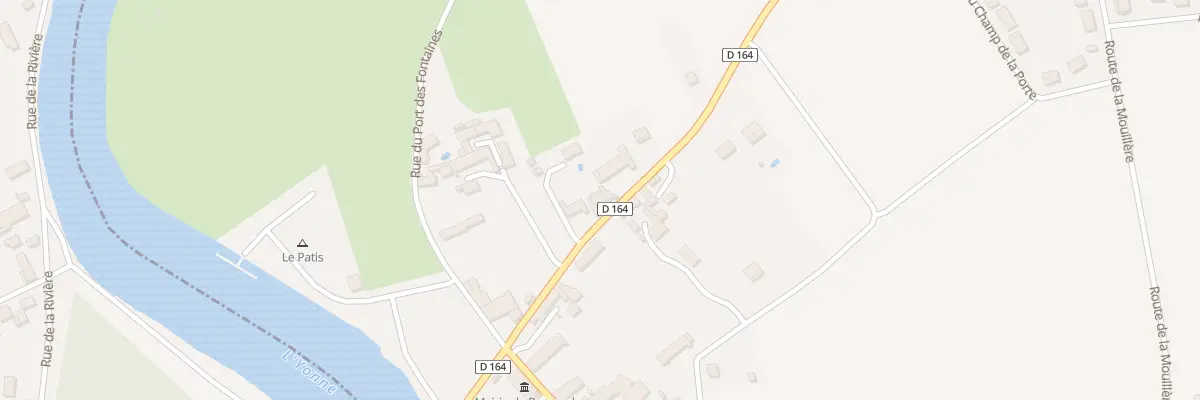 Plan du 7 Rue de la Fontaine St Martin à Bonnard