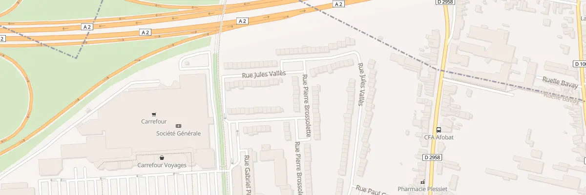 Plan du 15 Rue Pierre Brossolette à Aulnoy-lez-Valenciennes
