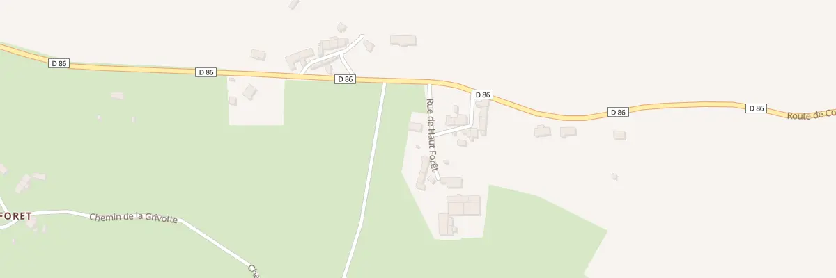 Plan du 1B Rue de Haut Forêt à Courboin
