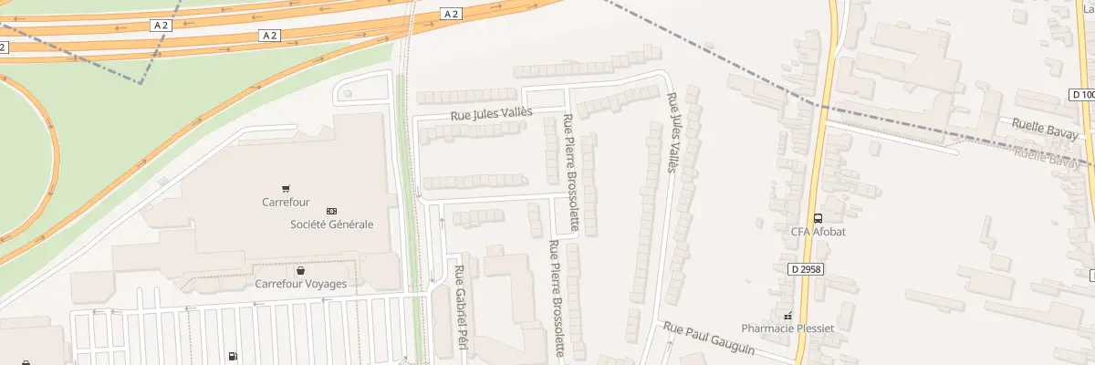 Plan du 9 Rue Pierre Brossolette à Aulnoy-lez-Valenciennes