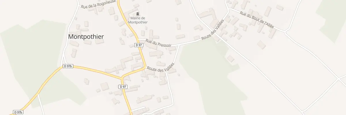 Plan du 99 Rte des Vallées à Montpothier