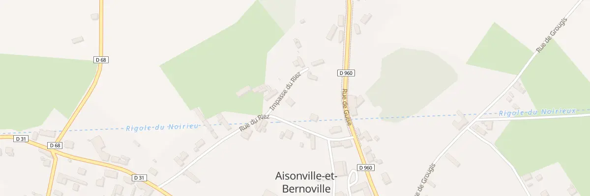Plan du 11 Rue du Riez à Aisonville-et-Bernoville