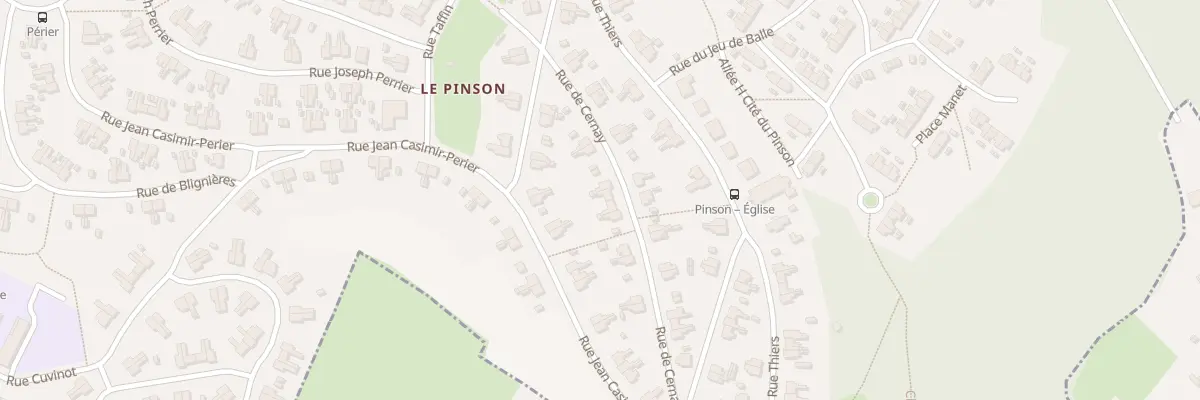 Plan du 13 Rue de Cernay à Raismes