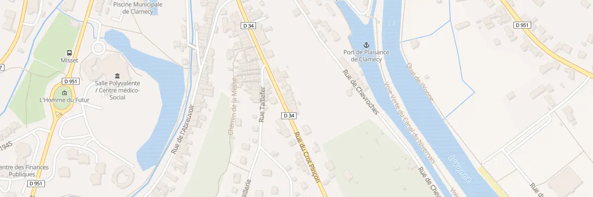 Plan du 19 Rue du Crot Pinçon à Clamecy