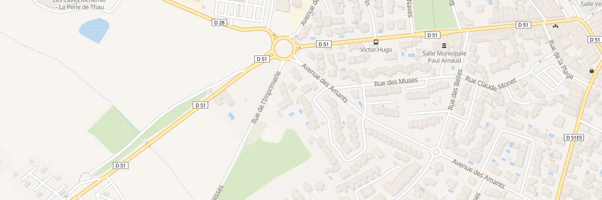 Plan du 31 Rue du Moulin Vert à Marseillan