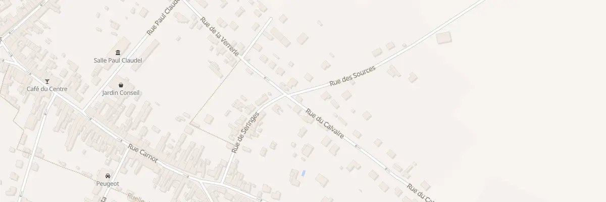 Plan du 1 Rue du Calvaire à Fère-en-Tardenois
