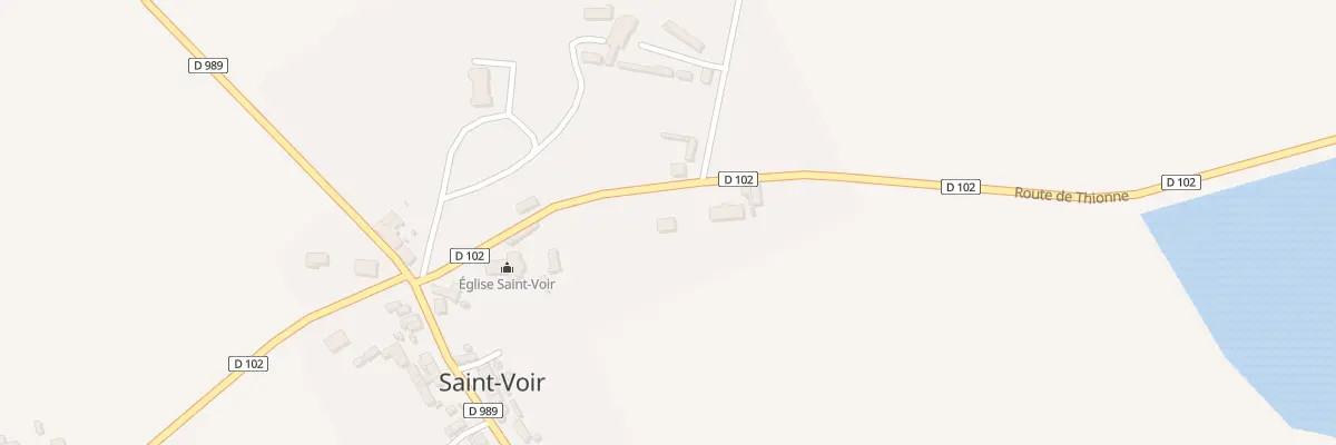 Plan du 5105 Rte de Thionne à Saint-Voir