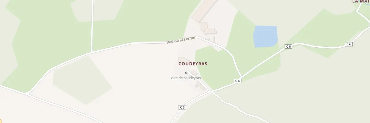 Plan du 5057 Coudeyras à Échandelys