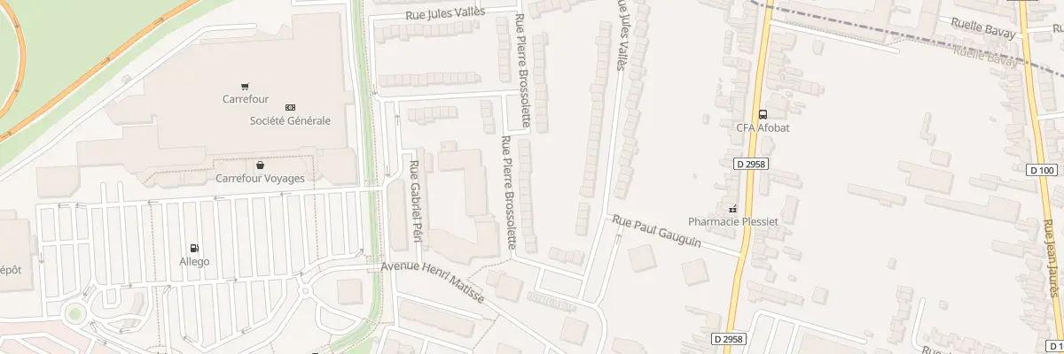 Plan du 28 Rue Pierre Brossolette à Aulnoy-lez-Valenciennes