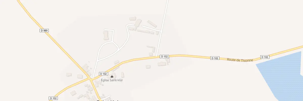 Plan du 5016 Rte de Thionne à Saint-Voir