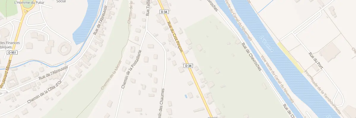 Plan du 48B Rue du Crot Pinçon à Clamecy