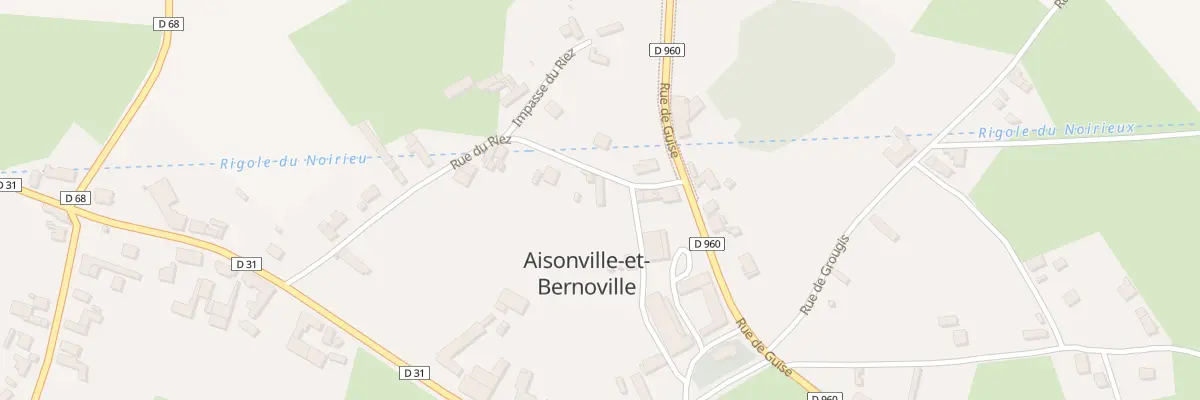 Plan du 16 Rue du Riez à Aisonville-et-Bernoville