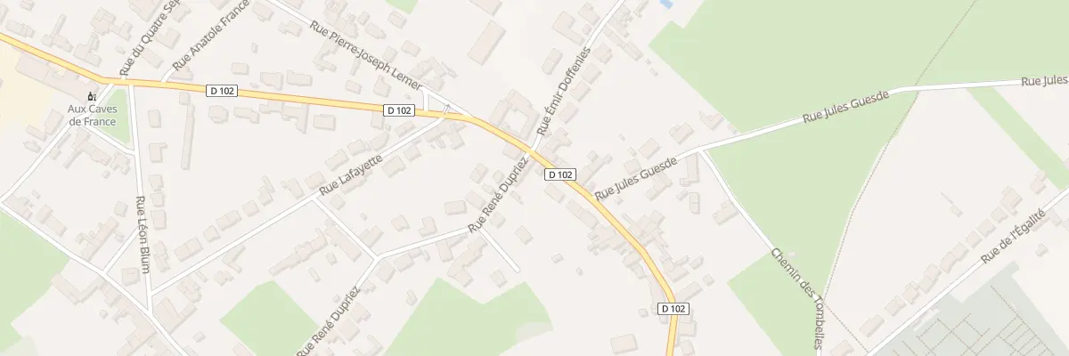 Plan du 33A Rue Louis Hellin à Hergnies