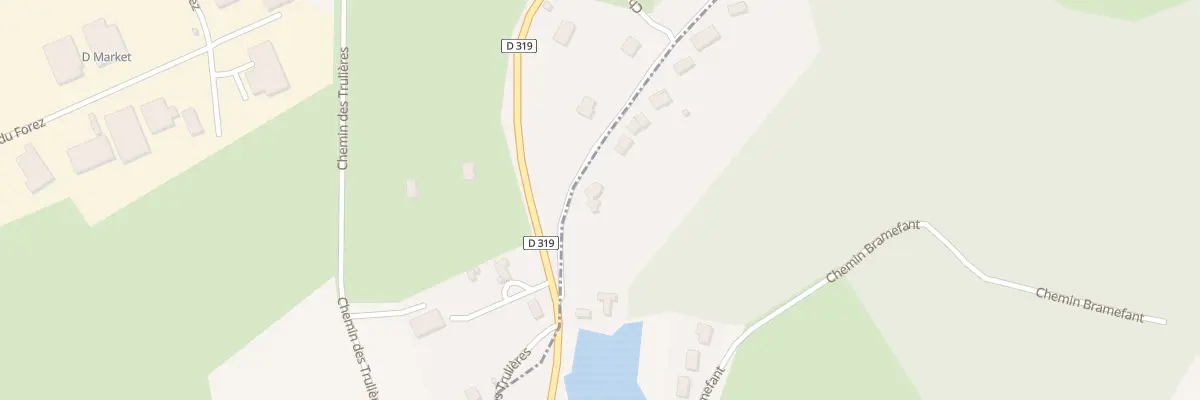 Plan du 3 Che du Colombier à Escoutoux