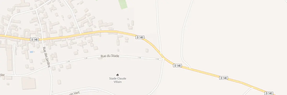 Plan du 28 Rue du Stade à Bussy-en-Othe