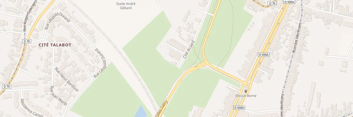 Plan du 3 Cite d’Arnonville à Anzin