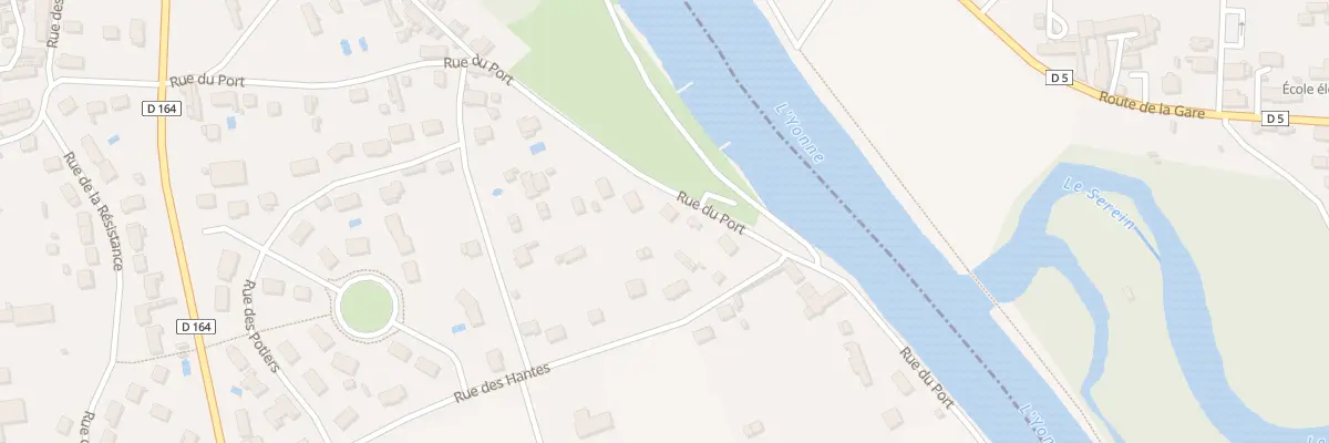 Plan du 44B Rue du Port à Bassou