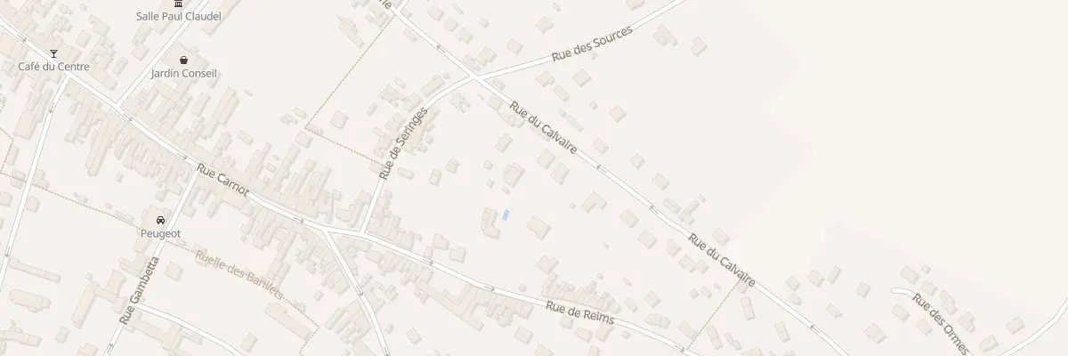 Plan du 6 Rue du Calvaire à Fère-en-Tardenois