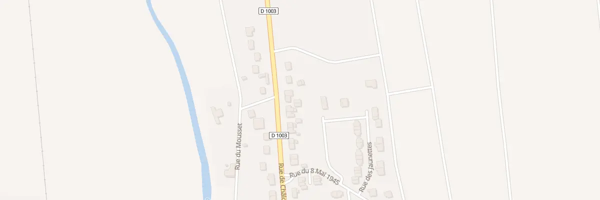 Plan du 48 Rue de Chalons à Crézancy