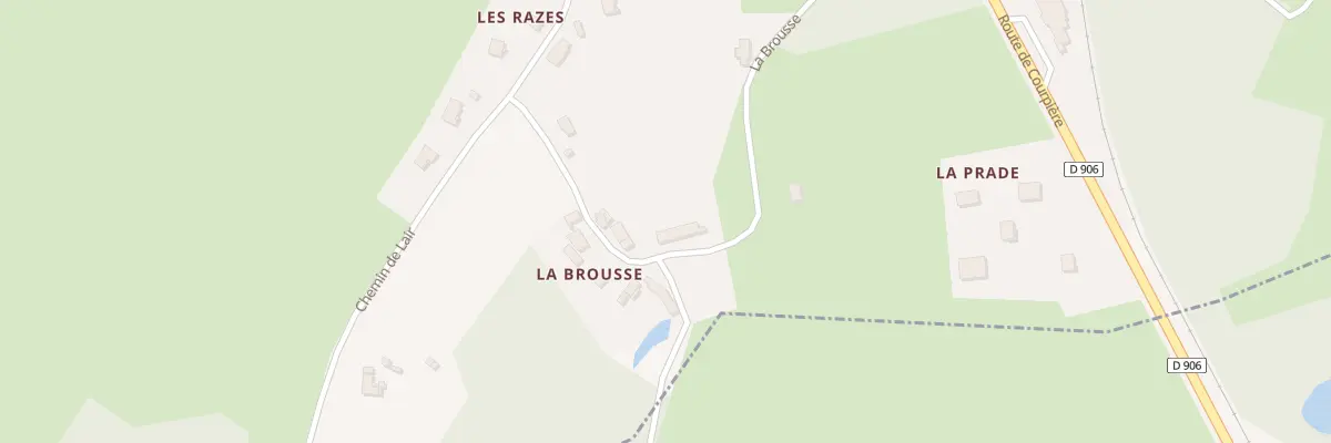 Plan du 8 La Brousse à Néronde-sur-Dore